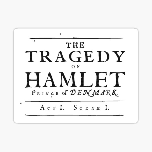 Item preview, The Tragedy of Hamlet designed and sold by luciddreame.