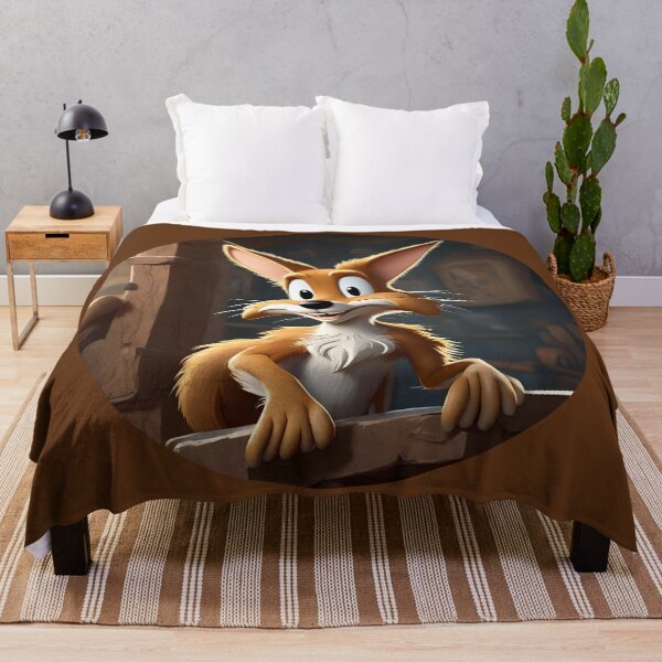 Item preview, Cute coyote dog style cartoon designed and sold by Purrnickerty.