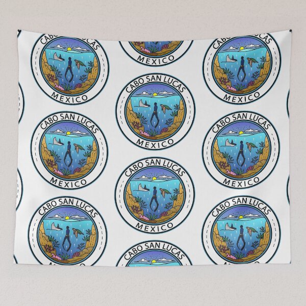 Item preview, Cabo San Lucas Mexico Scuba Badge designed and sold by KrisSidDesigns.