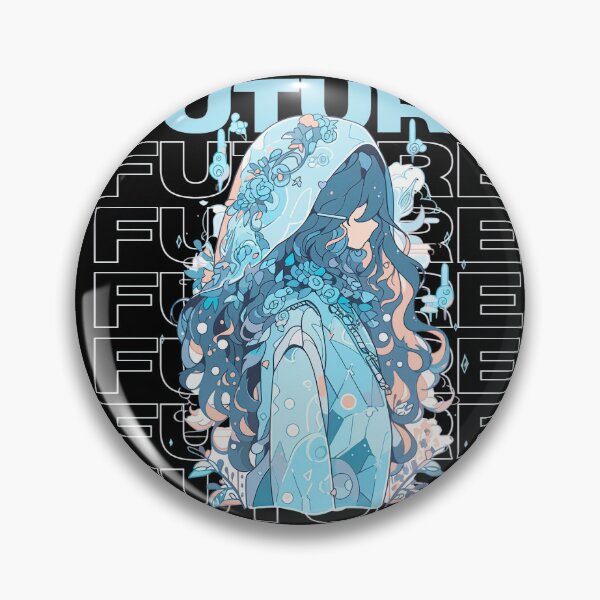 Item preview, flower future anime girl designed and sold by karpuz-design.