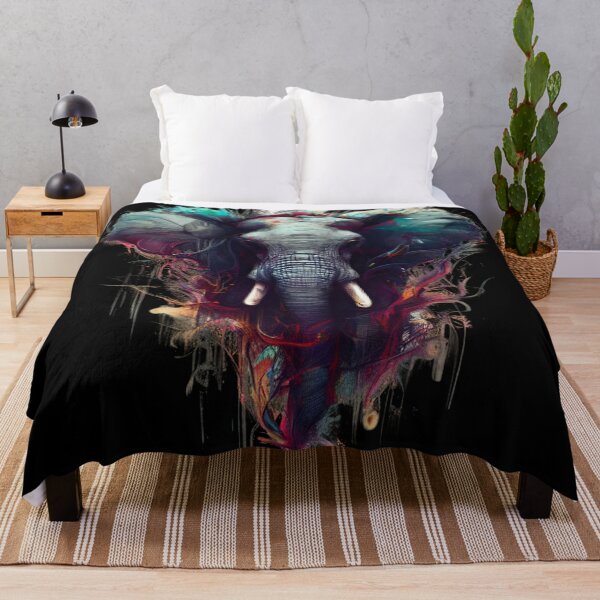 Item preview, Wisdom and Strength | Beautiful Digital Painting of Elephant designed and sold by trendparrot.