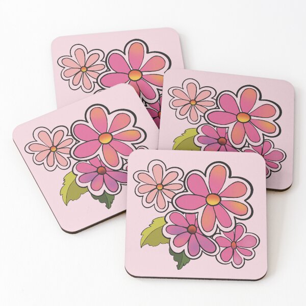 Item preview, Seventies - Bouquet of Flowers in Pink designed and sold by Hélène Carmona.