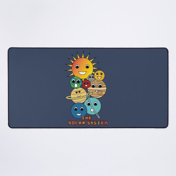 Item preview, Happy Planets (With Solar System title) designed and sold by ThingsByNin.