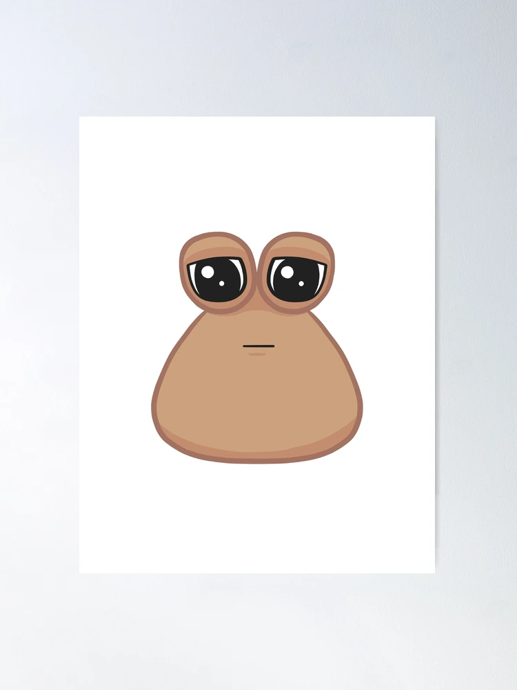 Plush Toy Pou Angel Design 