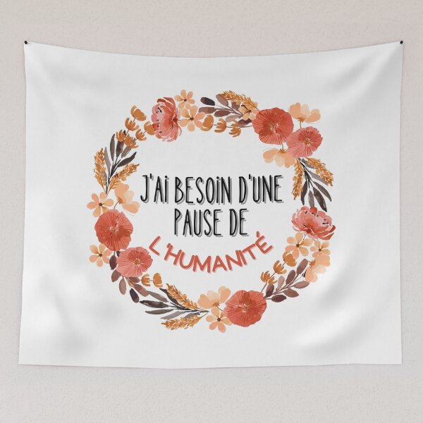 Item preview, Necesito un descanso de la humanidad designed and sold by bonnes-fetes.
