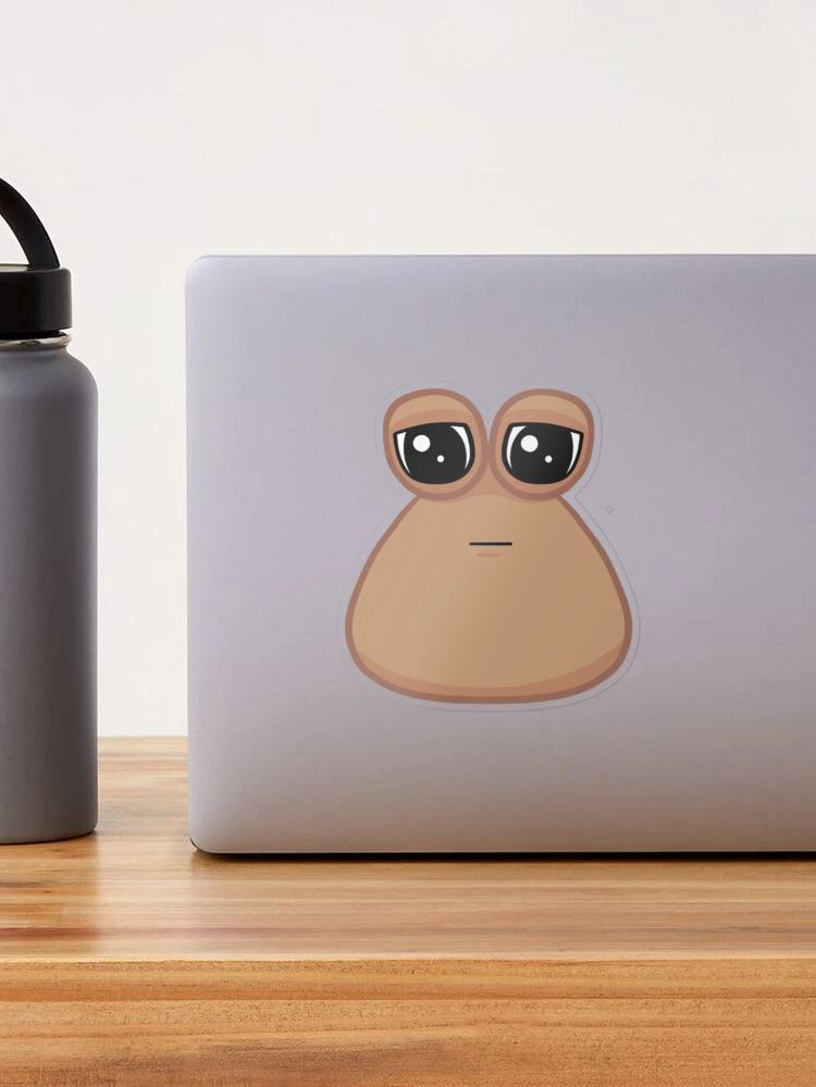 Sad cute little cursed Pou Sticker for Sale by ZakuroLou