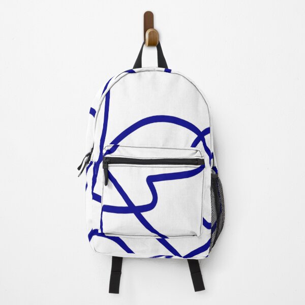 Item preview, Line Art: Deep Blue on White designed and sold by DanielleGensler.