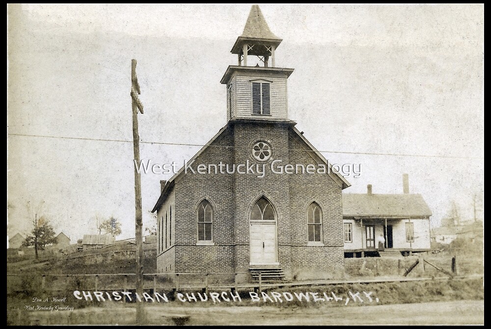 "1908 Christian Church, Bardwell, Carlisle County, Kentucky " by WEST