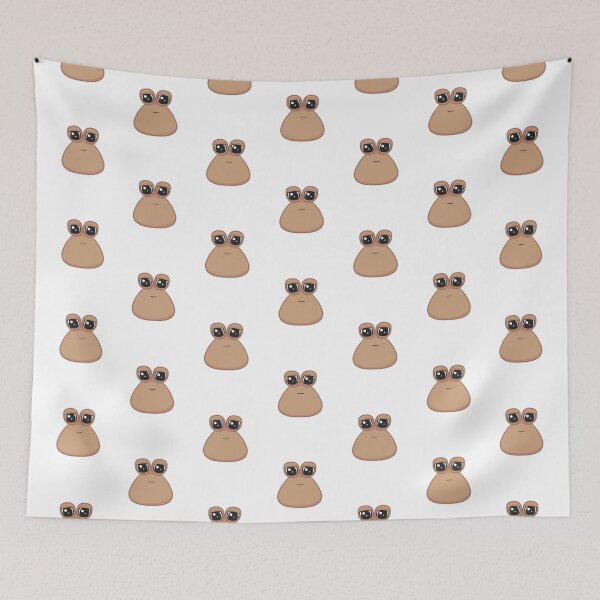Item preview, Sad cute little cursed Pou designed and sold by ZakuroLou.