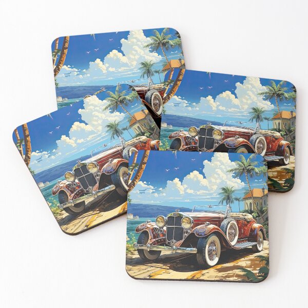 Item preview, Classic Car on the coast designed and sold by iguananick.