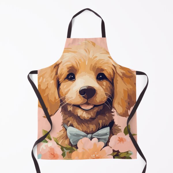 Item preview, Cute Floral Puppy with Bow Design designed and sold by Nange and Gabe.