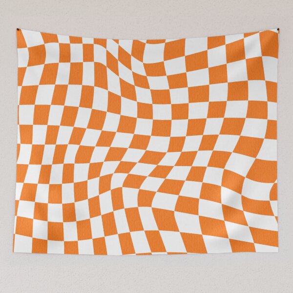 Item preview, Orange Checkered pattern designed and sold by printguys.