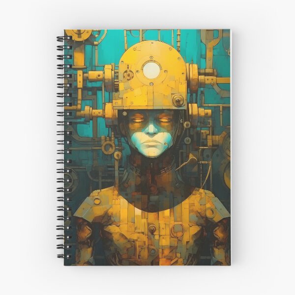 Item preview, Cyborg Sci-fi Futuristic AI Robot designed and sold by MTJ-Mushrooms.
