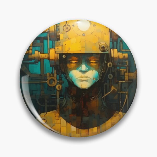 Item preview, Cyborg Sci-fi Futuristic AI Robot designed and sold by MTJ-Mushrooms.