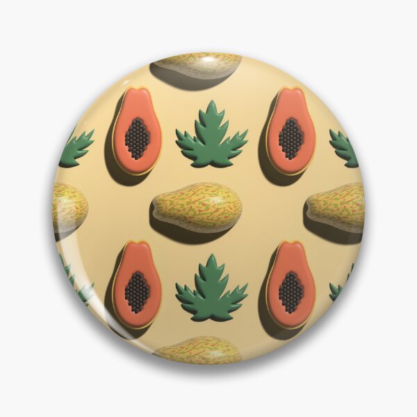 Item preview, Papaya fruit in 3D pattern designed and sold by EngineerGoC.
