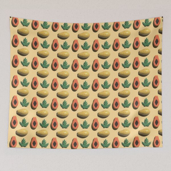 Item preview, Papaya fruit in 3D pattern designed and sold by EngineerGoC.