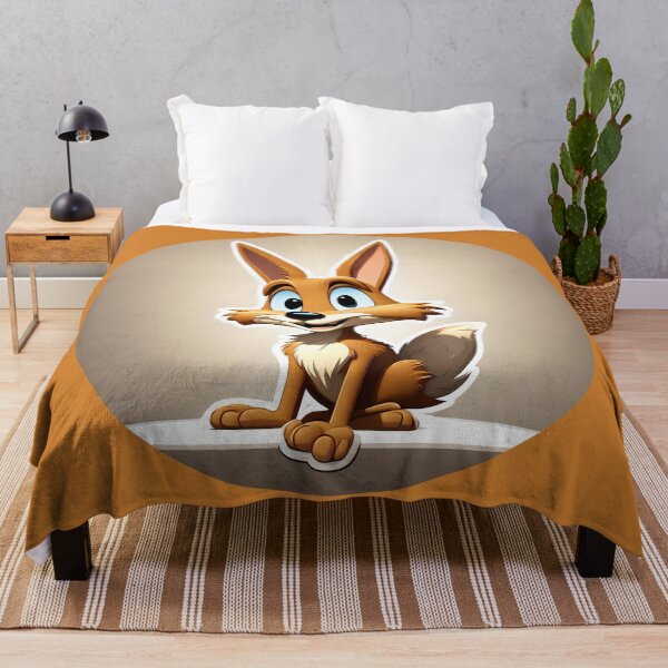 Item preview, Cute coyote dog style cartoon designed and sold by Purrnickerty.