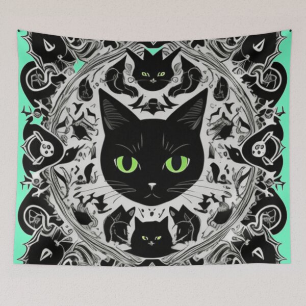 Artikelvorschau, Black cat pattern  entworfen und verkauft von Roxburylane.