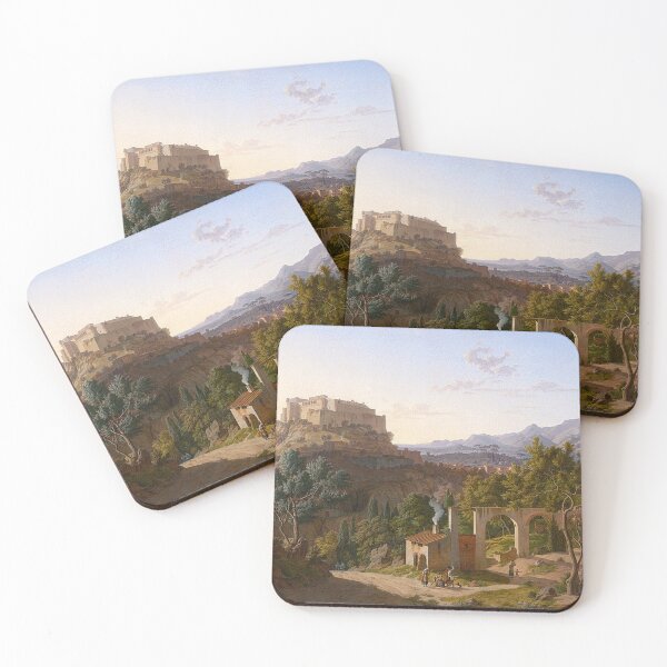 Item preview, Landscape with the Castle of Massa di Carrara designed and sold by tomorrowsart.