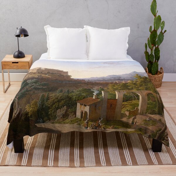 Item preview, Landscape with the Castle of Massa di Carrara designed and sold by tomorrowsart.
