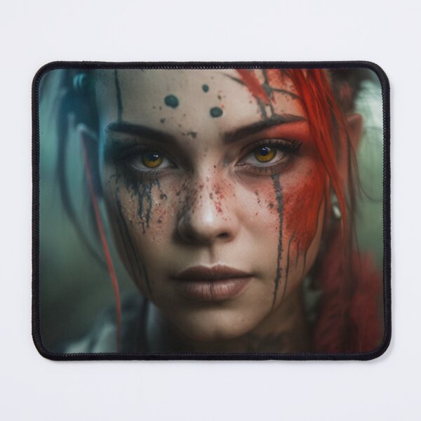 Item preview, Viking Shield Maiden, Barbarian Woman Portrait, Warrior. designed and sold by Xylos247.