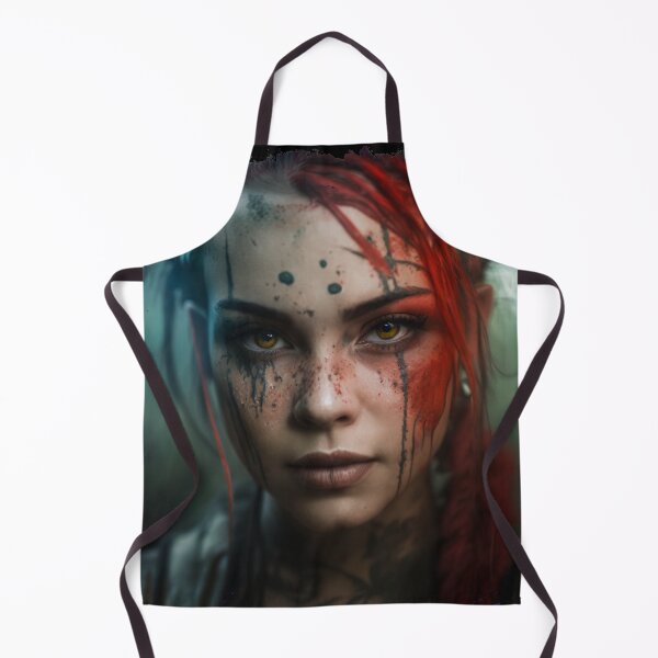 Item preview, Viking Shield Maiden, Barbarian Woman Portrait, Warrior. designed and sold by Xylos247.