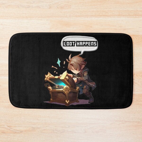 Item preview, Gamer Quote: Loot Happens. Treasure Chest Amine Style designed and sold by OB Print.