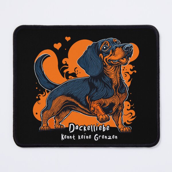 Item preview, Dachshund Love Knows No Bounds designed and sold by IcalsaidArt.