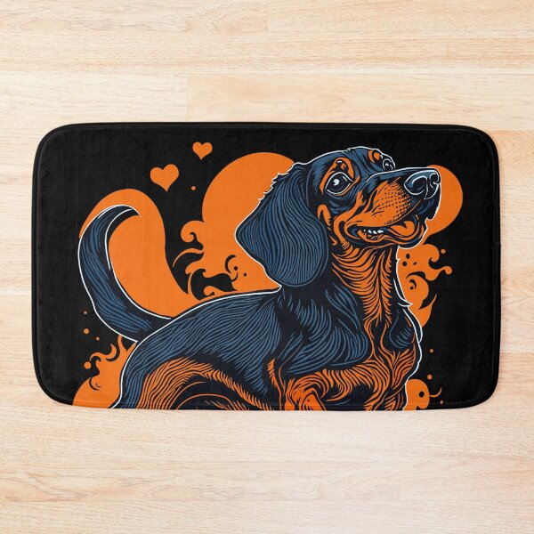 Item preview, Dachshund Love Knows No Bounds designed and sold by IcalsaidArt.