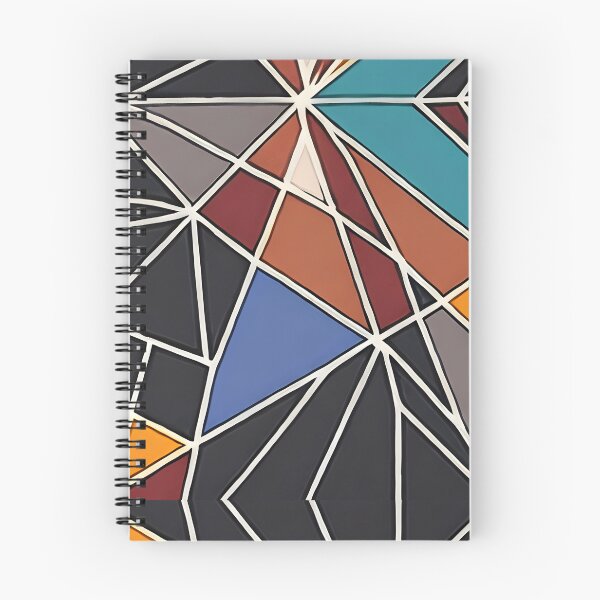 Artikelvorschau, Geometrisches Mosaik - buntes geometrisches Dreieckmuster entworfen und verkauft von Vik-Ink.