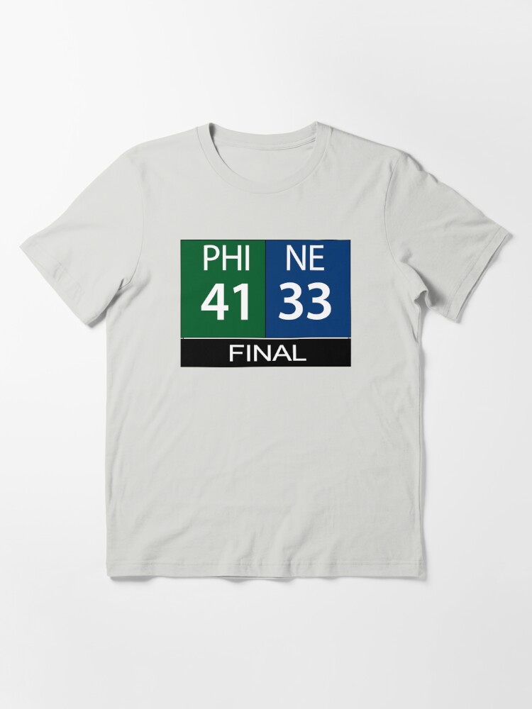 PHI 41 NE 33 Final Score Philadelphia Eagles vs New England