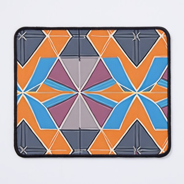 Item preview, Mosaico geométrico 2 - patrón geométrico triángulo colorido designed and sold by Vik-Ink.