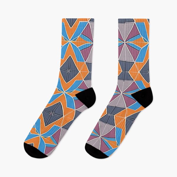 Item preview, Geometric Mosaic 2 - colorful triangle geometric pattern designed and sold by Vik-Ink.