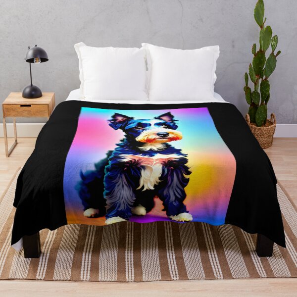 Item preview, Petal Pup - Cute Kerry Blue Terrier Surrounded by Colorful Florals designed and sold by Mechanical-Artt.