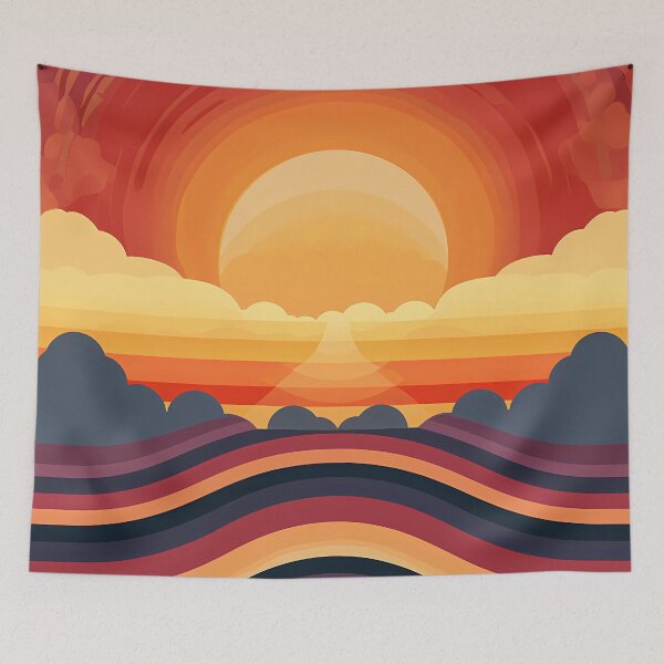 Item preview, Vintage Sunset designed and sold by MTJ-Mushrooms.