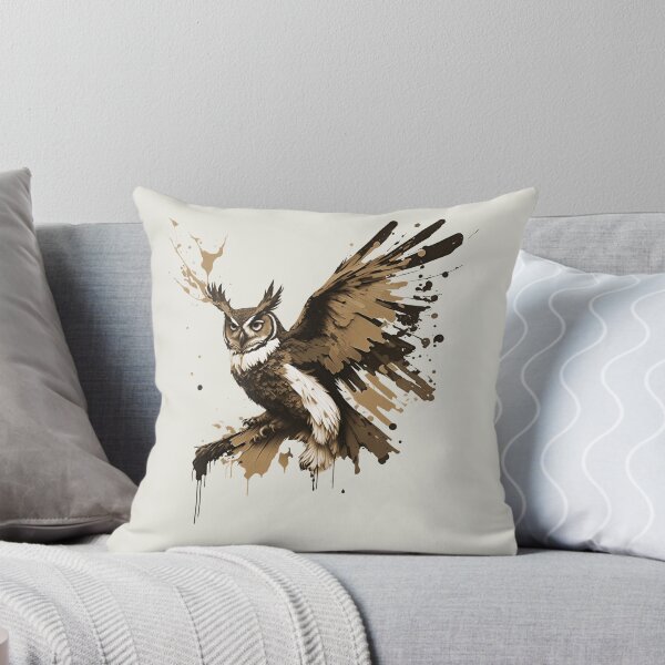 Item preview, Sepia Great Horned Owl — Animals designed and sold by BacalhanzZz.