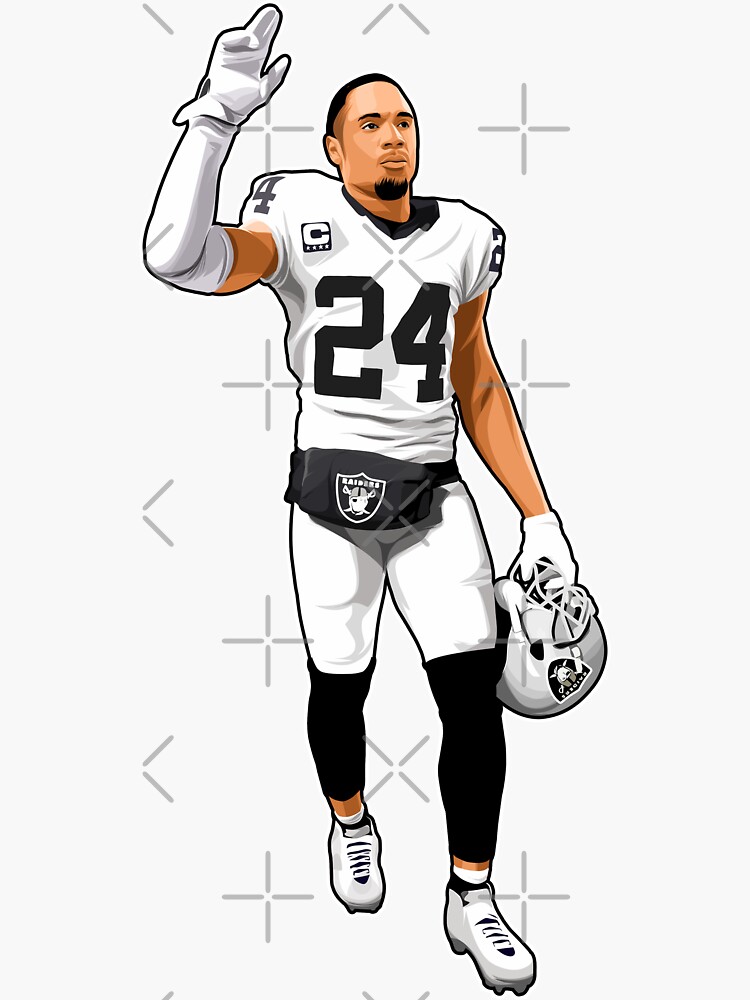 Marcus Allen #32 Rush The Ball Sticker for Sale by BoyRicky