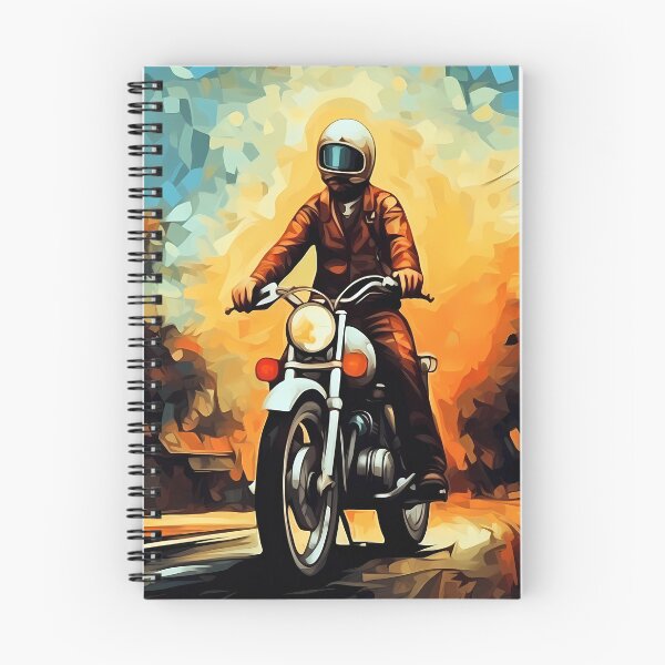 Item preview, Motorbike Rider Abstract Art Series designed and sold by MTJ-Mushrooms.