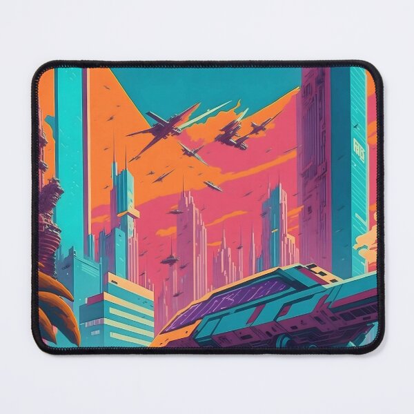 Item preview, Evoking the Future: Retro-inspired Poster Art Print designed and sold by MindWave THC.