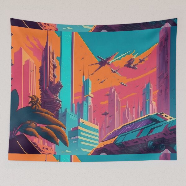 Item preview, Evoking the Future: Retro-inspired Poster Art Print designed and sold by MindWave THC.
