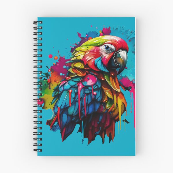 Item preview, Colorful parrot portrait designed and sold by gelibolu.