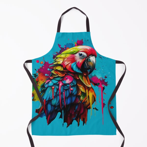 Item preview, Colorful parrot portrait designed and sold by gelibolu.