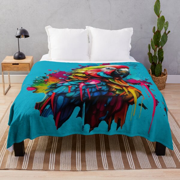 Item preview, Colorful parrot portrait designed and sold by gelibolu.