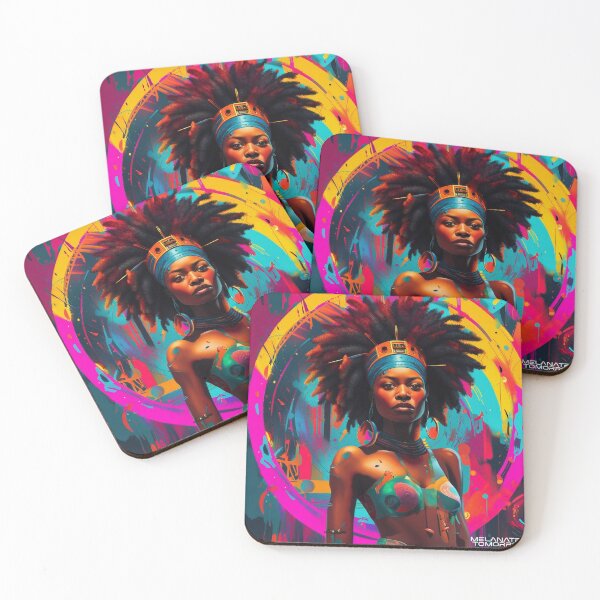 Item preview, Afro Rave Queen from Melanated Tomorrow designed and sold by Xhibitur.