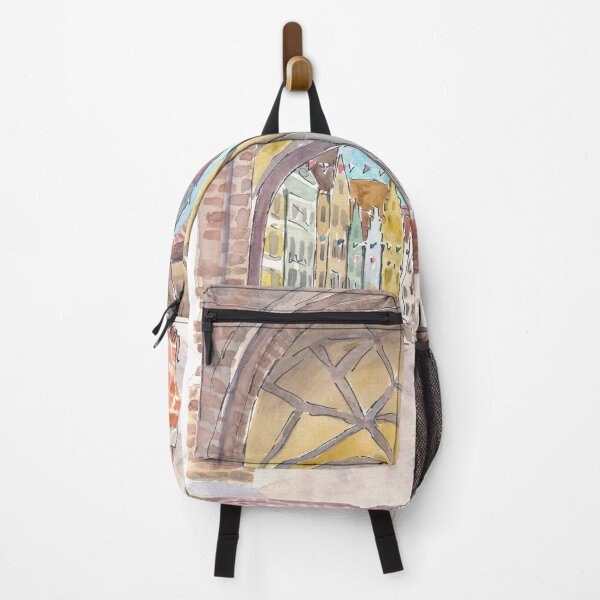 Item preview, View from Hl Geist church into the old town of Landshut with St Martin and gothic houses designed and sold by artshop77.