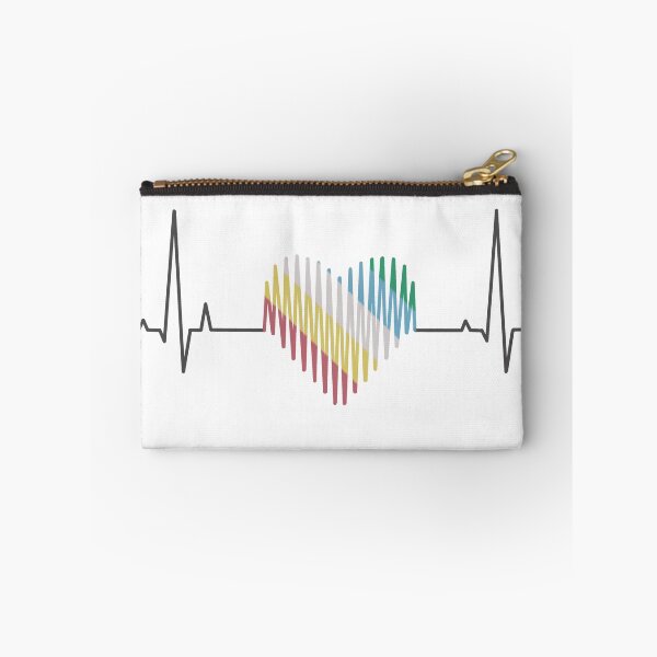 Item preview, Disability pride flag heartbeat  designed and sold by Becky-Marie.