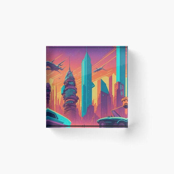 Item preview, Retro-Future Odyssey: Visionary Poster Art Print designed and sold by MindWave THC.
