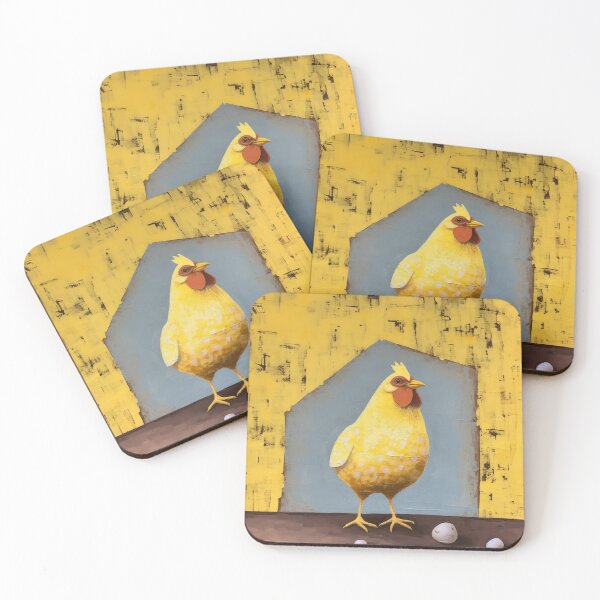 Item preview, Yellow Chicken White Spots designed and sold by YoPedro.