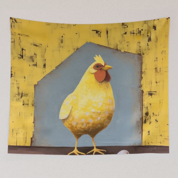 Item preview, Yellow Chicken White Spots designed and sold by YoPedro.