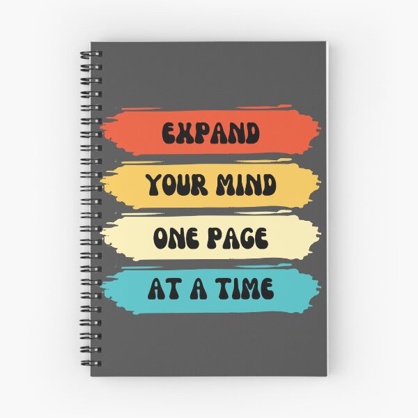 Item preview, Expand Your Mind One Page At A Time - Inspirational Quote designed and sold by Heartee.